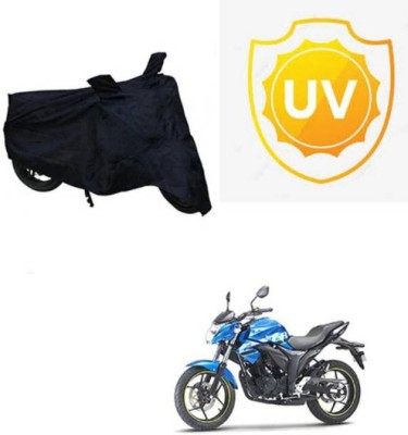 RAAMKM Two Wheeler Cover for TVS(YZF R15 V3 Moto GP Edition BS6, Black)