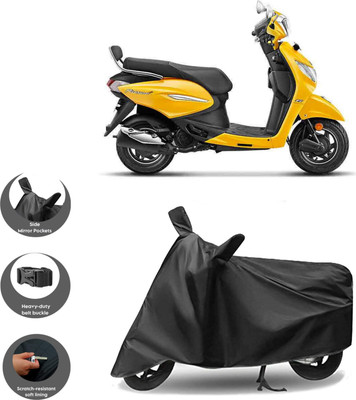 WMIZEXA Waterproof Two Wheeler Cover for Hero(Black)