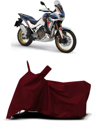 VESMEI Two Wheeler Cover for Honda(Africa Twin, Red)