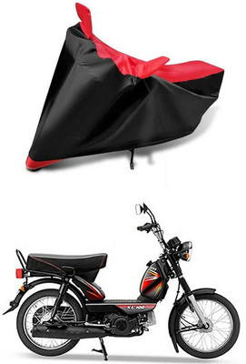 DeepShakshi AUTOMOTIVE Two Wheeler Cover for TVS(XL 100 Comfort, Red, Black)