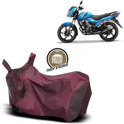 OliverX Waterproof Two Wheeler Cover for TVS(Victor, Maroon)