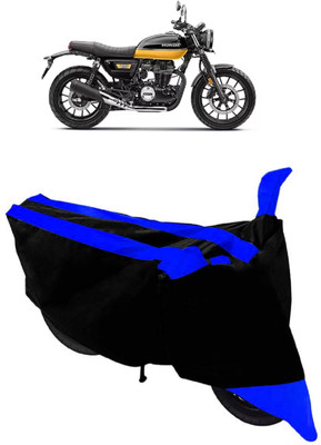 ABORDABLE Two Wheeler Cover for Honda(CB350RS, Black, Blue)