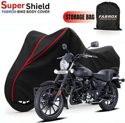 FABROX Waterproof Two Wheeler Cover for Yamaha(FZ-S FI, Black, Red)