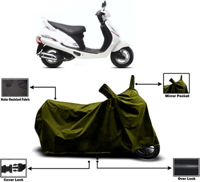 Amexride Two Wheeler Cover for Mahindra(Duro, Green)