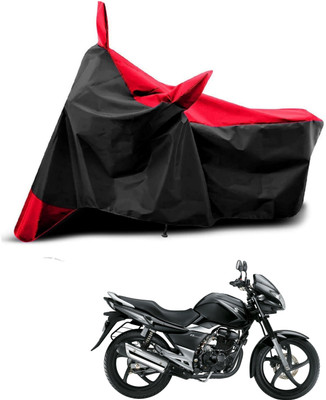 AASHTIK MART Two Wheeler Cover for Universal For Bike(GS, Red, Black)