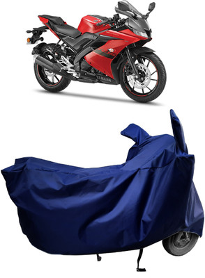 Amexride Two Wheeler Cover for Yamaha(YZF-R15 V3 New BS6, Blue)