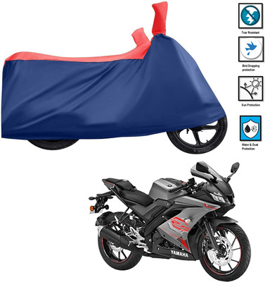 PAGORA Waterproof Two Wheeler Cover for Yamaha(YZF R15 V3.0, Red)