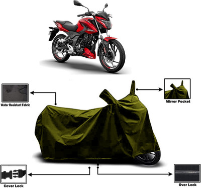 Amexride Two Wheeler Cover for Bajaj(Pulsar 150, Green)