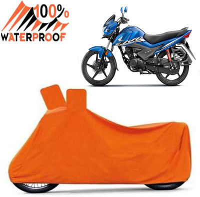 ROYAL AUTO MART Waterproof Two Wheeler Cover for Honda(Livo, Orange)