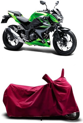 Coxtor Waterproof Two Wheeler Cover for Kawasaki(Z250 BS6, Maroon)