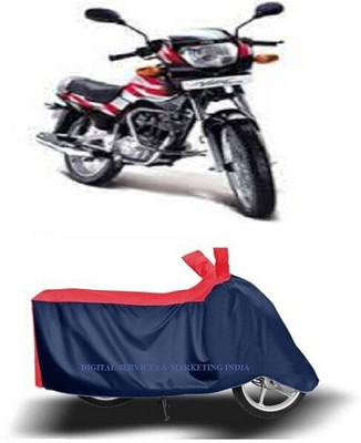 DeepShakshi AUTOMOTIVE Waterproof Two Wheeler Cover for TVS(Victor GLX, Blue)