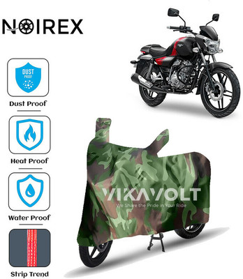 NOIREX Waterproof Two Wheeler Cover for Bajaj(V15, Green)
