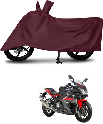 DeepShakshi AUTOMOTIVE Waterproof Two Wheeler Cover for Benelli(302R, Maroon)