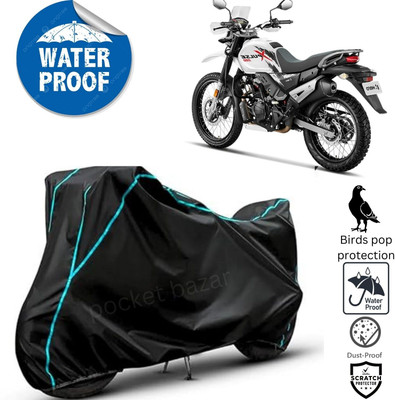 pocket bazar Waterproof Two Wheeler Cover for Hero(Xpulse 200T, Black)