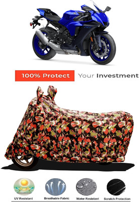 Amexride Two Wheeler Cover for Yamaha(YZF-R1, Multicolor)