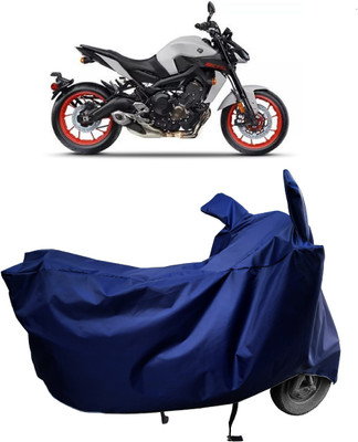 Amexride Two Wheeler Cover for Yamaha(MT 09 BS6, Blue)