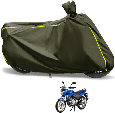 Euro Care Waterproof Two Wheeler Cover for Bajaj(Discover 150 f, Green)