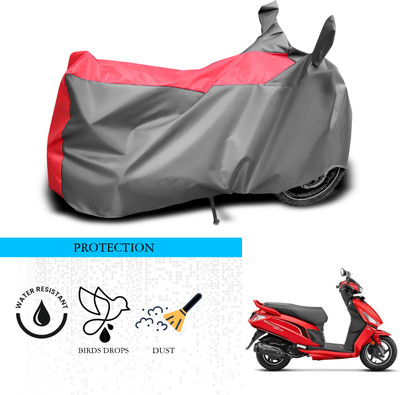 SnehaSales Waterproof Two Wheeler Cover for Hero(Maestro Edge 125, Grey, Red)