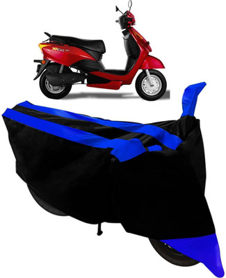 MMSSTAR Waterproof Two Wheeler Cover for Indus(Yo Spark, Black, Blue)