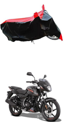 VESMEI Two Wheeler Cover for Bajaj(Pulsar 125 Neon BS6, Red)