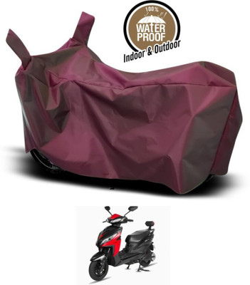 Mdstar Waterproof Two Wheeler Cover for Honda(Activa, Maroon)