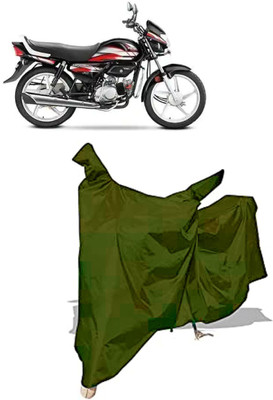 Amexride Two Wheeler Cover for Hero(HF Deluxe BS6, Maroon)