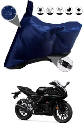 RONISH Waterproof Two Wheeler Cover for Yamaha(YZF-R15 V3 New BS6, Blue)