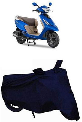 KEDIT Two Wheeler Cover for TVS(Scooty Zest 110, Blue)
