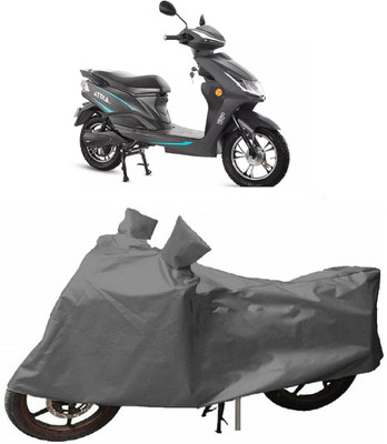 GANPRA Two Wheeler Cover for Hero(Electric Atria, Grey)