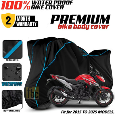 FBC Waterproof Two Wheeler Cover for Honda(Xblade, Blue, Black)