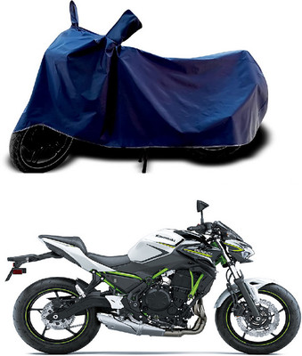 NIRUJI TRADERS Waterproof Two Wheeler Cover for Kawasaki(Z650 BS6, Blue)