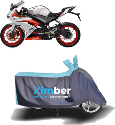 THE REAL ARV Two Wheeler Cover for Yamaha(YZF R15 V3.0, Blue, Grey)