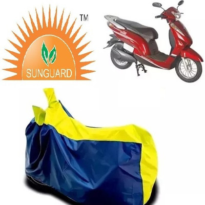 Sunguard Waterproof Two Wheeler Cover for Avon(E Scoot, Yellow, Blue)