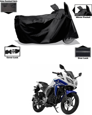 CODOKI Waterproof Two Wheeler Cover for Yamaha(Fazer-250 BS6, Black)