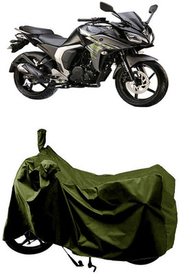 SUGASHRI Waterproof Two Wheeler Cover for Yamaha(Fazer-FI, Green)