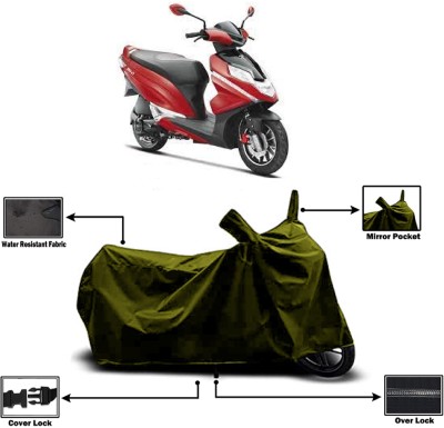 Amexride Two Wheeler Cover for Hero(Dare BS6, Green)