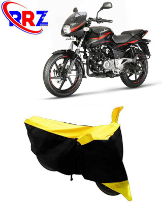 RRZ Waterproof Two Wheeler Cover for Bajaj(Pulsar 180 DTS-i, Black, Yellow)