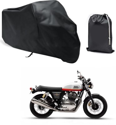 CODOKI Waterproof Two Wheeler Cover for Royal Enfield(Interceptor 650, Black)