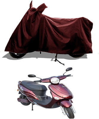 GROFATIK Two Wheeler Cover for Avon(E Star, Maroon)
