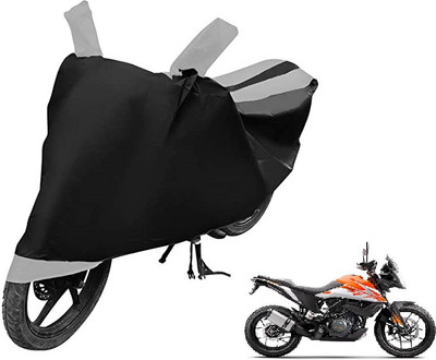 Auto Hub Two Wheeler Cover for KTM(Silver)