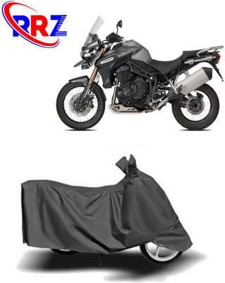 RRZ Waterproof Two Wheeler Cover for Triumph(Tiger 800, Grey)