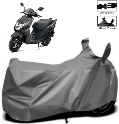 ma collections Two Wheeler Cover for Honda(Dio, Grey)