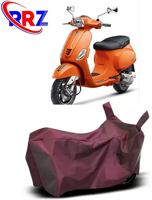 RRZ Waterproof Two Wheeler Cover for Vespa(Vespa SXL 125, Maroon)