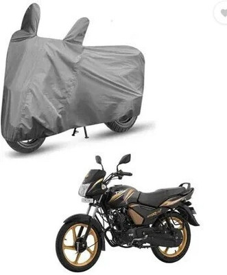 Tritika Waterproof Two Wheeler Cover for TVS(Star City, Grey)