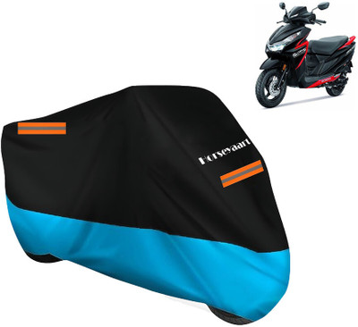 Horseyaart Waterproof Two Wheeler Cover for Honda(Grazia, Blue)