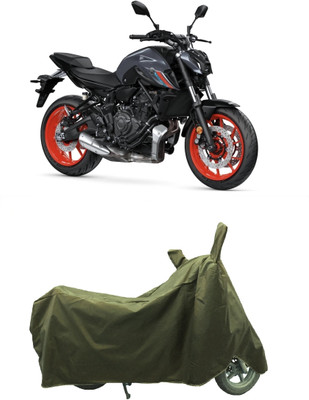 Coxtor Waterproof Two Wheeler Cover for Yamaha(MT 07, Gold)