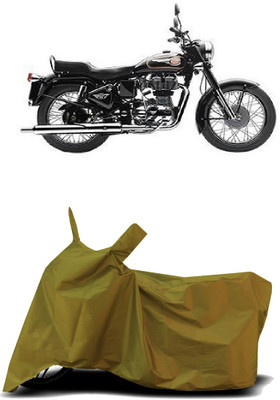 VESMEI Two Wheeler Cover for Royal Enfield(Bullet 350 New, Blue)