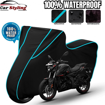 Car Styling Waterproof Two Wheeler Cover for Bajaj(Pulsar N160, Multicolor)