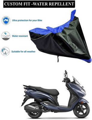 CODOKI Waterproof Two Wheeler Cover for Suzuki(Burgman Street 125, Blue)