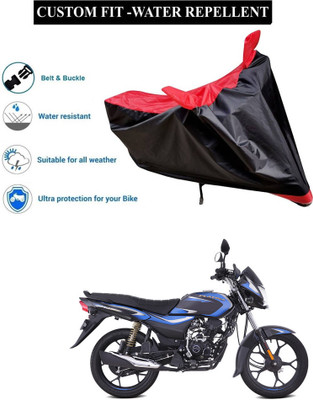 PAGORA Waterproof Two Wheeler Cover for Bajaj(Platina 110, Red)